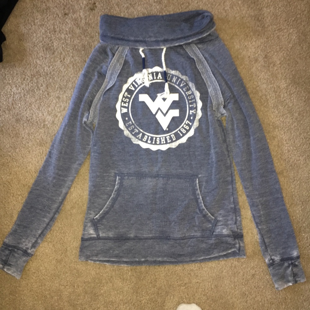 WVU Women’s Small Cowl Neck Sweatshirt